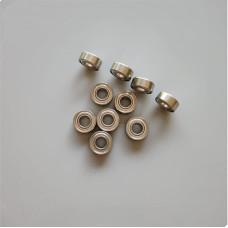 Generisch JEEFUSE 10 Stücke 6x12x4mm SMR126ZZ CB Luftlager ABEC-7 Edelstahl Hybrid Keramiklager Angelrollen MR126