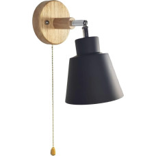 Wall Lights Lamp Wall Lamp Pendant Light E27 Modern Industrial Lamp Wall Lights Loft Ceiling Light with Switch for Bedroom, Living Room, Corridor (Black)