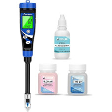 UIUZMAR Soil pH Meter, Electronic pH Meter for Plants, pH Tester for Soil and Water, Digital pH Meter for Pool, Indoor Planting, Garden Pots, Meat, Wine, Yogurt, Sauces