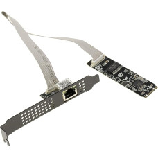 KALEA-INFORMATIQUE M2 5 Gigabit LAN ETHERNET 10 100 1000 1G 2.5G 5G valdiklio kortelė su RJ45 prievadu ir Realtek RTL8126 mikroschemų rinkiniu. Skirta M.2 NGFF PCIe B+M arba M rakto prievadui.