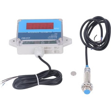 Zenithaur Motor Drehzahlmesser Geschwindigkeitsmesser Sensor IP68 Weather LED LED Digital Display DC 8 V bis 24 V