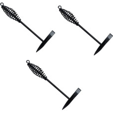 Lurrose 3 Stück Welding Chipping Hammer mit Federndem Griff Leichter Schweißschlacke Entferner und Flacher Meißel Langlebiges Karbonstahl Werkzeug für Schweißer und Metallarbeiter