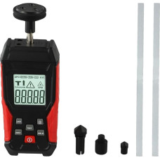 Besttoolifes Digitaler Drehzahlmesser Kontakt Digitaler Drehzahlmesser Kontakt & Berührungslos Hohe Genauigkeit RPM Drehzahlmesser mit LED-Anzeige für Industriemotor Lüfterpumpe Turbinengetriebe