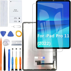 HLYGZX ekranas ekranas iPad Pro 11 4th 2022 A2435 A2761 A2762 A2759 LCD ekrano keitimo surinkimo remonto rinkinys juodas