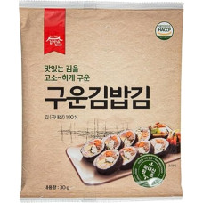 Aukščiausios kokybės Kimbap Gim Nori - skrudinti jūros dumblių lapai suši ir Kimbap | Smulkiai skrudinti ir puikiai stabilūs | 15/50/100 lapų sandariame maišelyje (15 lapų)