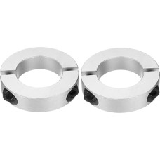 tiekimo žemėlapis Doppelter geteilter Schaftkragen, 55 mm Bohrung, zweiteiliger Klemmkragen, 95 mm Außendurchmesser, 22 mm Dicke, Aluminiumlegierung, Schraubspaltring, 2 Stück