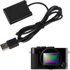 Yunseity DK X1 nuolatinės srovės jungties fotoaparato baterijos adapteris, skirtas ZV-1 DSC-RX1 RX1R RX100 II III IV IV V VI VII, M2 M3 M4 M5 M6/B M7, HX50 90 300, WX300 350 500 akumuliatoriaus maitinimui