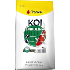 TROPICAL Koi Spirulina granulių dydis M pakuotė 1 x 15 svarų