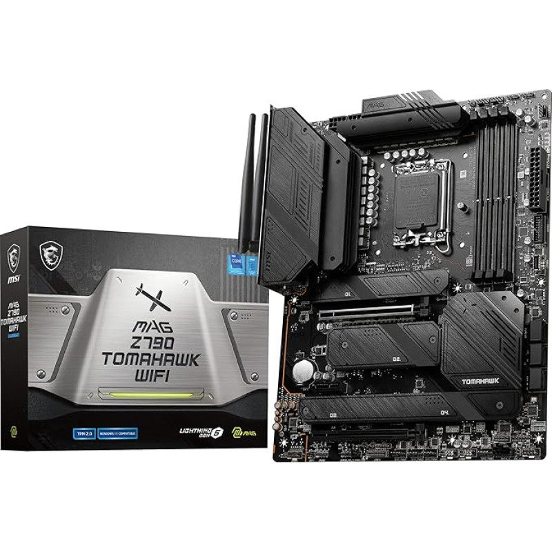 MSI MAG Z790 Tomahawk WiFi žaidimų pagrindinė plokštė - palaiko 12/13 kartos 