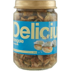 Delicius - Italian clams (Vongole) peeled in natural 130 g