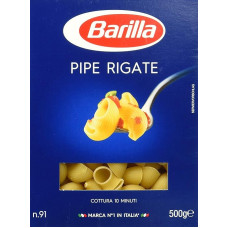 Barilla i classici pipe rigate n. 91 cottura 10 minuti 500 gramų (082625)