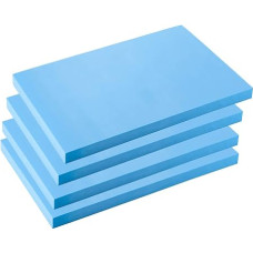 Hochdichte Schaumstoffplatte for Bastelarbeiten und Modellbau - 20 cm x 30 cm, verschiedene Stärken erhältlich(Blue, Thickness 4cm 4pcs)