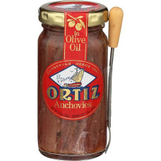 Ortiz Anchovies Fillets (Anchovis) in Olive Oil, (95g) 3.3 oz