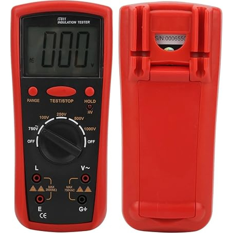 Kondensatorių testeris, IT811 Isolationswiderstandsmessgerät Mit LCD-Display, Digitaler Megohm-Tester, LCD-Widerstandstester For Elektrowerkzeuge