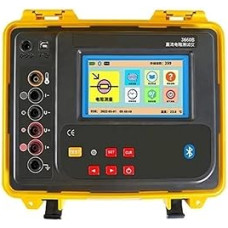 Kondensatorinis testeris, nuolatinės srovės plačiajuostis testeris Strom 10A 20A 50kΩ Präzision Transformator Vier Draht Milliohmmeter Micro Ohm Meter