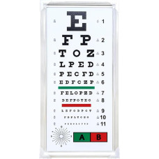 LED-Augendiagramm-Lichtbox für Optometrie-Sichttest, mit Fernbedienung, 3 Erkennungsmarkierungen und gleichmäßiger Beleuchtung, idealiai tinka optikos gydytojams, klinikoms ir Heimgebrauch