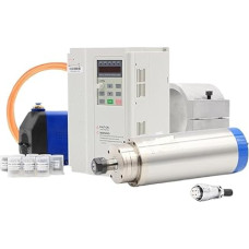 3,2 kW ER20-Spindelmotor for die Holzbearbeitung, ausgestattet mit 3,7 kW variabler Frequenz VFD 100-mm-Halterung 75-W-Pumpe(Steel Bearing,380v)