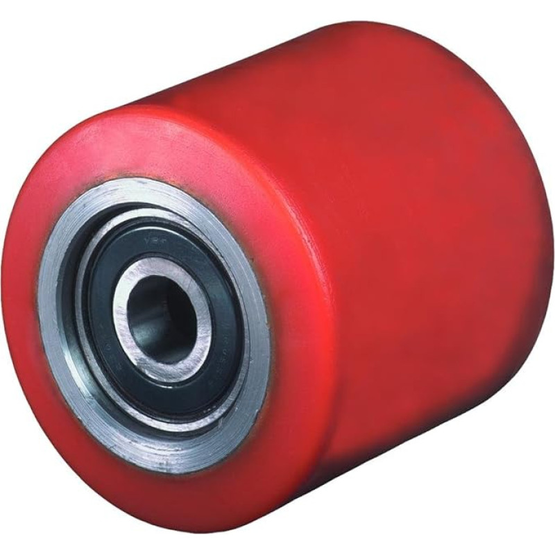 Poliuretano ratas, skersmuo 75 mm, plotis 75 mm, 570 kg