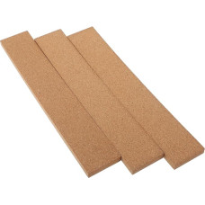 JECOMPRIS 3 kamštinių juostelių pakuotė Sienų lipnios juostelės Universalios skelbimų lentos juostelės biuro atmintinėms sienoms ir sienų apdailai Natūralus pritaikymas