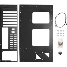 Littlecatch Mining Frame Mining ETH pagrindinės plokštės kronšteinas Sustiprintas Bitcoin Atviras važiuoklės korpuso stovas motininėms plokštėms Mining Rig Case Support ITX/Mini ATX 8 GPU (ATX)
