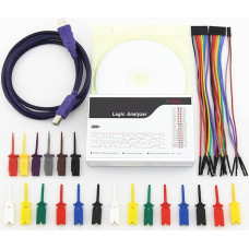 Loginis analizatorius, USB loginis analizatorius LA5016 PC 16 kanalų 500 MHz maksimalus mėginių ėmimo dažnis, daug analogų