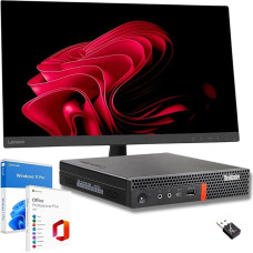Lenovo Thinkcentre Complete Station | Core i7-8700T up to 4.00 GHz | 32 GB RAM | SSD NVMe 512 GB WiFi | 27 Inch FHD Monitor | Win 11 Professional Office 2021 Warranty 36 Months