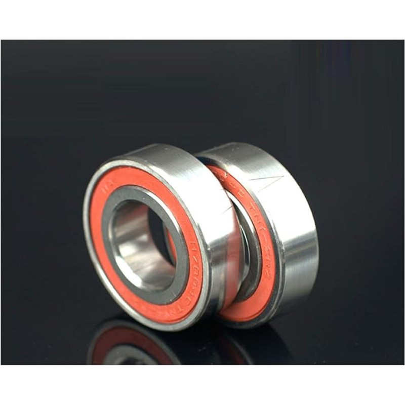 WHVAVFQI Schrägkugellager 1 Paar DT Hochgeschwindwindigkeits-Dichtungsgravurmaschinen-Spindellager P4 ABEC-7 H7203C H7204C H7205C -2RZ-Lager(H7204C 2RZ P4 ABEC7)