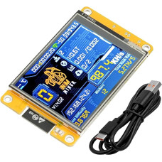 NerdMiner V2 Mining Bitcoin Binghe 410KH/s NerdMiner V2 Bitcoin Miner with 2.8 Inch TFT Display ESP32 WROOM Bitcoin Miner BTC Solo Lottery Miner Bitcoin Crypto Lottery Miner Compatible with Nerd Miner