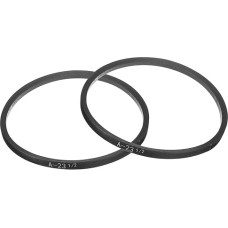 išteklių žemėlapis 2 pakuotės A23 1/2 apvyniotas guminis diržas, A-section V-belt 65cm išorinis perimetras x 0.5