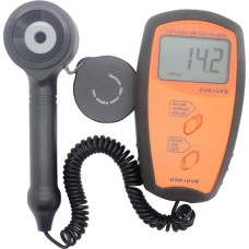 STRAFBRG Profesionalus UV šviesos matuoklis, UV radiometras, LCD ekranas, UVA ir UVB matavimo įrankiai, didelio tikslumo UV detektorius, 280 nm-380 nm, tikslus testavimas