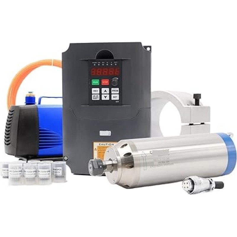 4,5kw ER20 wassergekühlte Spindel 4 Stück Keramikkugellager D=100mm(380v)