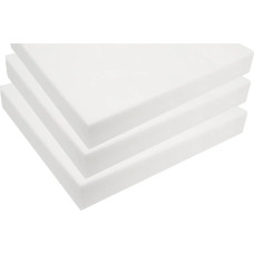 FoamTouch Polsterschaumkissen, hohe Dichte, 10,2 cm Höhe x 61 cm Breite x 61 cm Länge, hergestellt in den USA, 3 Stück