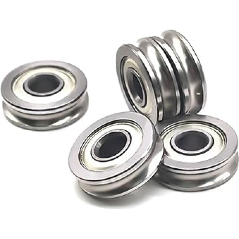 Z 3D-Drucker-Extruder U-Nut-Führungslager U604/13 U604zz 604uu 604 U604 Lager 4 * 12 * 4 4x13x4 5 Stücke