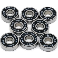 608RS ILQ-11 Schwarzes Dichtungslager for Skateboard-Roller, 608 2RS-Kugellager, Miniatur-Rollenkugellager-Kit, 8 Teile/Satz