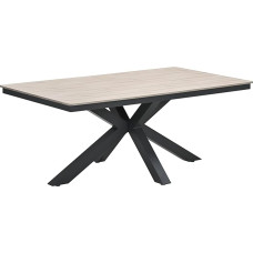 Gardissimo Armati sodo stalas 180 x 100 cm Stačiakampio formos stalas Aliuminis, ne mediena, atsparus oro sąlygoms Lauko antracitas Lengva priežiūra