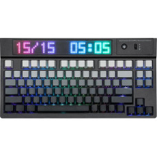 EPOMAKER DynaTab 75X mechaninė klaviatūra su RGB matricos ekranu, 