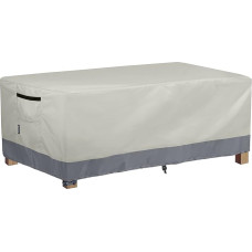 STEECA Patio kavos staliuko dangtis Vandeniui atsparus stačiakampio formos mažų sodo baldų dangtis 91L x 55W x 45H (cm)