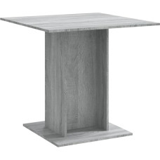 Pxznbe Valgomasis stalas Virtuvė Pilka Sonoma 80 x 80 x 75 cm Daugiasluoksnė mediena Minimalistinis stilius Svetainės stalas Restoranas Valgomasis, skirtas maisto ir gėrimų pateikimui kitiems
