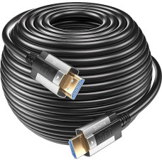 Siwket 8K HDMI Fibre Optic Cable 30 m, Optical HDMI 2.1 Cable 48 Gbps Ultra High Speed 8K @ 60Hz 4K @ 120Hz Dynamic HDR eARC Dolby HDCP 2.2 & 2.3 for HDTV/Projector/Home Cinema/TV-Bo