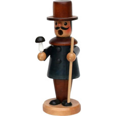 Dekohelden24 Funny Smoker Mushroom Collector Approx. 13 cm 521084-E