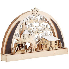 HGD CLB00-6020 Large Coloured Wooden Light Arch