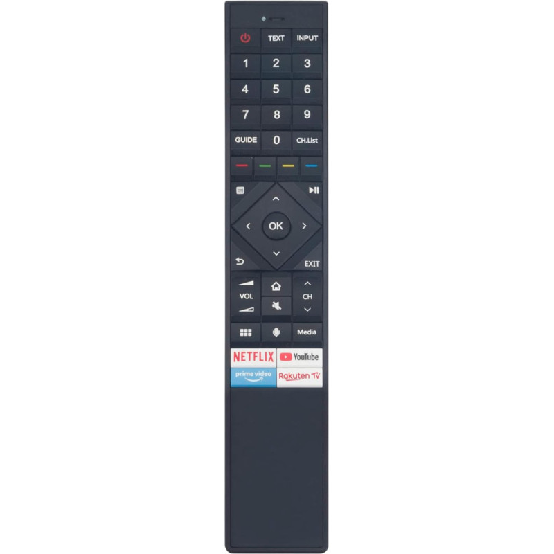 ALLIMITY ERF3A72 Replacement Voice Remote Control Suitable for Hisense QLED ULED TV U7QF U8QF 55U71QF 50U71QF 65U71QF 55U8QF 65U8QF 55U7QF 50U7QF 65U7QF 65U7QFUK HE55A690 00FUWTS 0050A6900