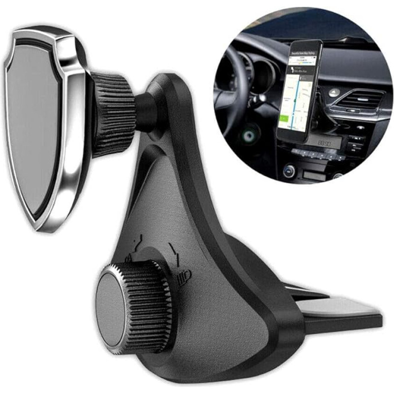 Baceyong Magnetic Car CD Holder GPS Placeholder