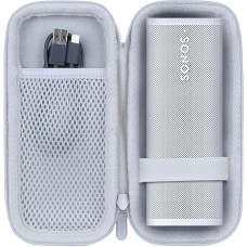 Lebakort Hard Case for Sonos Roam/Sonos Roam 2 Portable Waterproof Bluetooth Speaker (Grey)