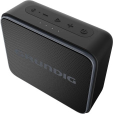 Grundig GBT Jam Black Bluetooth Speaker, Soundbox, 3.5 W RMS, Bluetooth 5.0, up to 30 m Range, Up to 30 Hours Battery Life, Power Bank Function, Hands-Free Function, Waterproof, Black