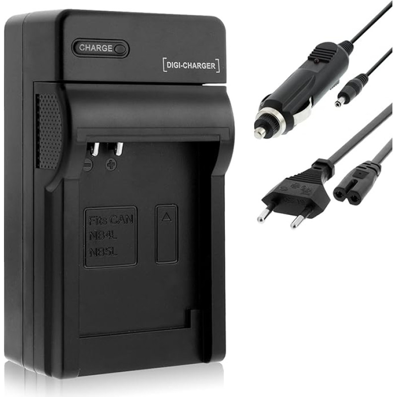 Mains / Car Charger for Canon NB-4L / Ixus 230 HS, 255 HS... / Powershot SD780 IS, SD960 IS, TX... - See List!