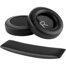 GEEKRIA QuickFit Protein Replacement Ear Pads + Replacement Headband Pad for AKG K845BT K845 K545 Headphones Ear Pads Repalcement + Headphone Band Cover