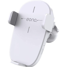 Eono C3-15W Qi Wireless Car Phone Charger Wireless Car Phone Charger Mobile Phone Holder Car with Charging Function Car Chargers for iPhone Huawei (White)