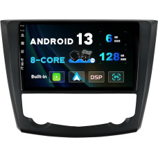 SXAUTO Android 13-6G + 128G - IPS Car Radio Suitable for Renault Kadjar (2015-2019) - Wireless Carplay/Android Car/DSP - LED Camera + MIC - DAB Steering Wheel Control Fast Boat 360 Camera WiFi - 2 DIN