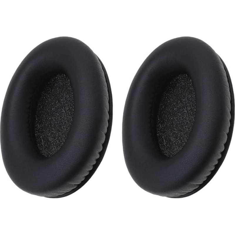 1 Pair of Ear Pads Compatible with JVC HA-S600 Headphones Black Replacement of Protein Leather Ear Cover Sponge Soft Cushion Replacement